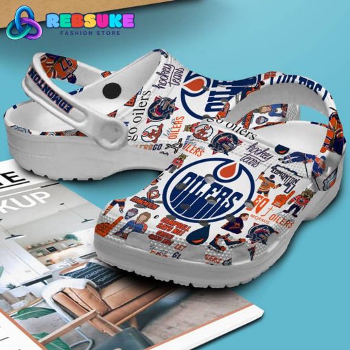 Edmonton Oilers NHL Hockey Tears Crocs