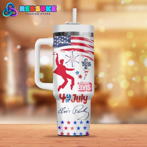 Elvis Presley 2024 Happy Independence Day Stanley Tumbler