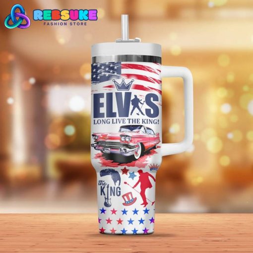 Elvis Presley 2024 Happy Independence Day Stanley Tumbler