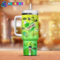 Feid Ferxxo Green 40 oz Stanley Tumbler