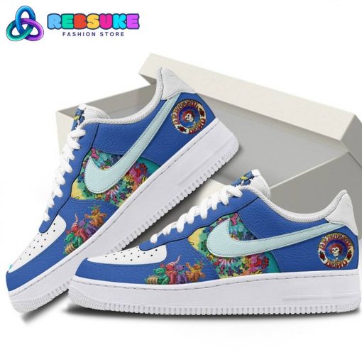 Grateful Dead Band Blue Nike Air Force 1