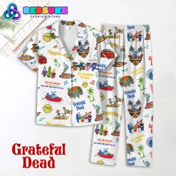Grateful Dead Summer Time White Short Pajamas Set