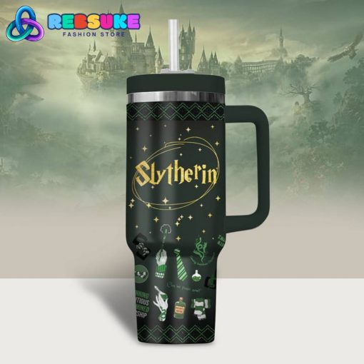 Harry Potter Slytherin 40oz Stanley Tumbler