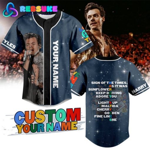 Harry Styles Custom Name Baseball Jersey