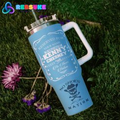 Kenny Chesney No Shoes Nation Blue Customized Stanley Tumbler