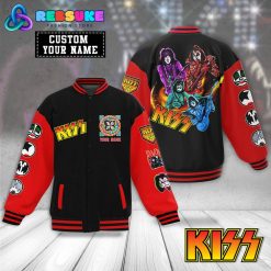 Kiss American Rock Band Customized Baseball Jacket