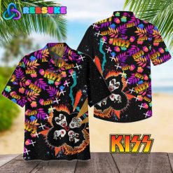 Kiss Band Aloha Summer Hawaiian Shirt