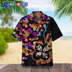Kiss Band Aloha Summer Hawaiian Shirt