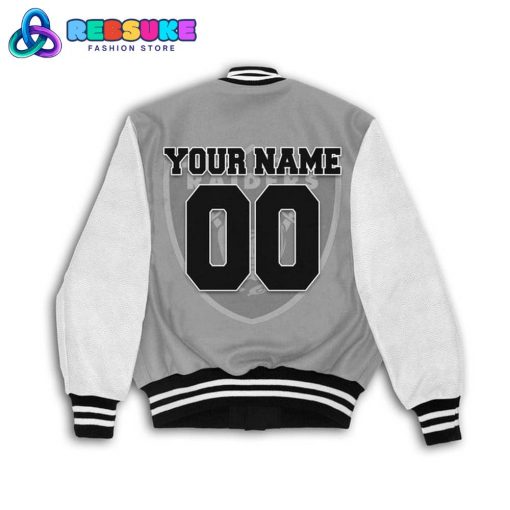 Las Vegas Raiders I Love My Rugby Player Customized Baseball Jacket