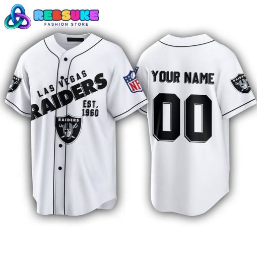 Las Vegas Raiders NFL Personalized Baseball Jersey (Copy)