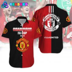Manchester United Champions FA Cup 2024 Hawaiian Shirt