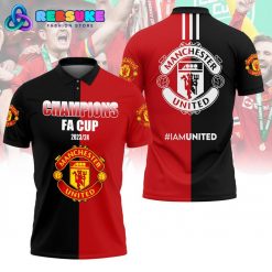 Manchester United Champions FA Cup 2024 Polo Shirt