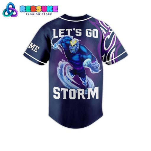 Melbourne Storm NRL Go Storm Baseball Jersey