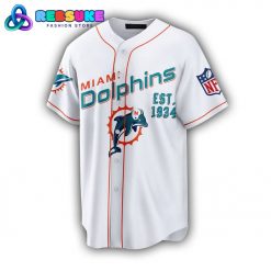 Miami Dolphins Football Team Customized Baseball Jersey