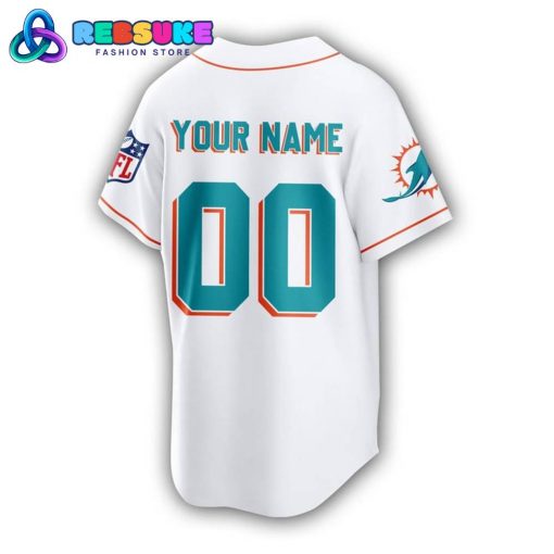 Miami Dolphins Football Team Customized Baseball Jersey