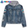 Miami Dolphins Football Team Hoodie Denim Jacket