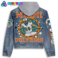 Miami Dolphins NFL Hoodie Denim Jacket
