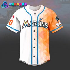 Miami Marlins MLB Personalized Baseball Jersey