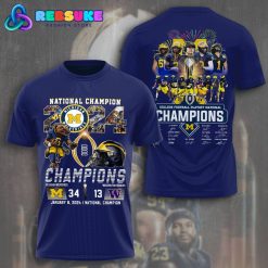 Michigan Wolverines Football National Champion 2024 Shirt