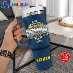 Michigan Wolverines Football Personalized 40 oz Stanley Tumbler
