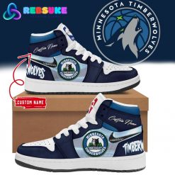 Minnesota Timberwolves NBA Custom Name Nike Air Jordan 1