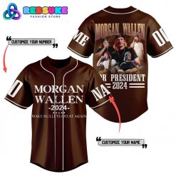 Morgan Wallen For President 2024 Customized Baseball Jersey