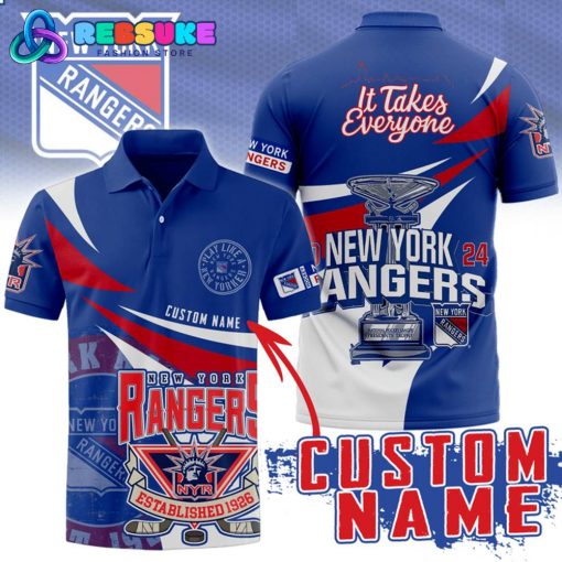 New York Rangers Its Take Everyone Customized Polo Shirts