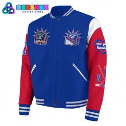 New York Rangers No Out In Baseball Jacket