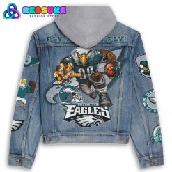 Philadelphia Eagles NFL Hoodie Denim Jacket