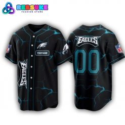 Philadelphia Eagles NFL Thunder Customized Baseball Jersey