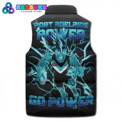 Port Adelaide AFL Go Power Sleeveless Puffer Down Vest