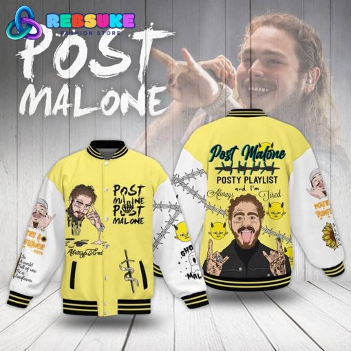 Post Malone Posty Playlist Baseball Jacket