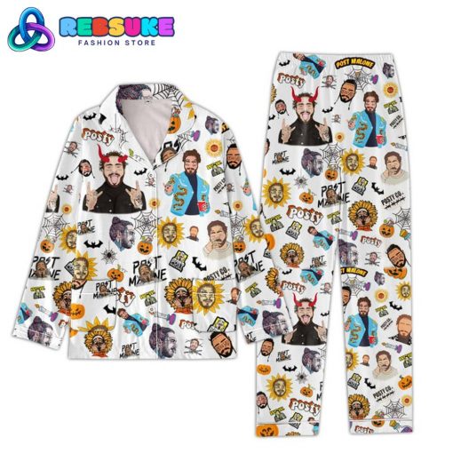 Post Malone Posty Playlist Pajamas Set