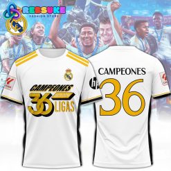Real Madrid Champions Laliga 2024 Home Shirt