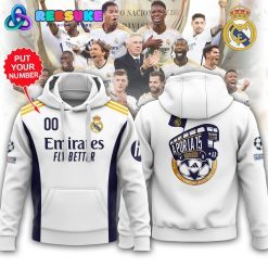 Real Madrid Laliga 2024 Hala Madrid Customized Hoodie