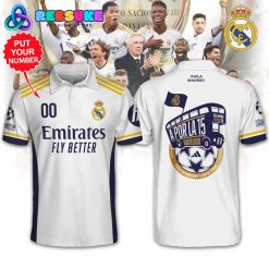 Real Madrid Laliga 2024 Hala Madrid Customized Polo Shirts