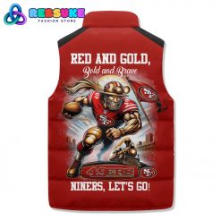 San Francisco 49ers Red And Gold Cotton Vest