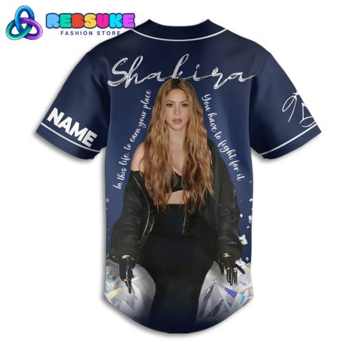 Shakira In This Life Customized Baseball Jersey