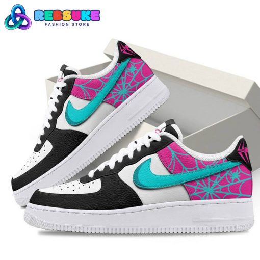 Spider Gwen Nike Air Force 1 Sneakers