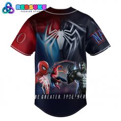 SpiderMan vs Venom Customized Baseball Jersey