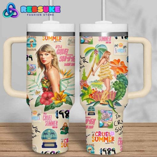Taylor Swift Cruel Summer With You Stanley Tumbler