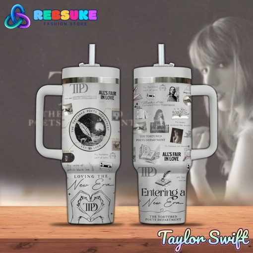 Taylor Swift Loving The New Era Stanley Tumbler