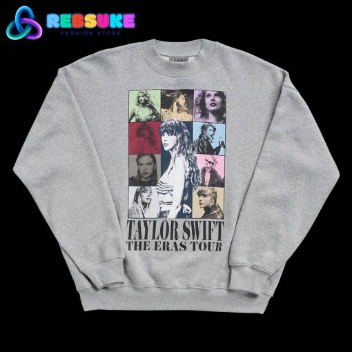 Taylor Swift The Eras Tour Heather Gray Crewneck Sweater