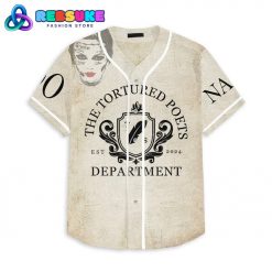 Taylor Swift The Tortured Poets Department Beige Baseball Jersey