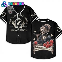 Taylor Swift The Tortured Poets Department Black Baseball Jersey