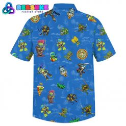 Teenage Mutant Ninja Turtles Blue Hawaiian Shirt