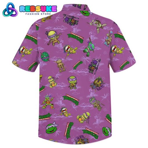 Teenage Mutant Ninja Turtles Purple Hawaiian Shirt