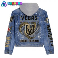 Vegas Golden Knights Uknight The Realm Hoodie Denim Jacket