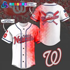 Washington Nationals MLB Personalized Baseball Jersey