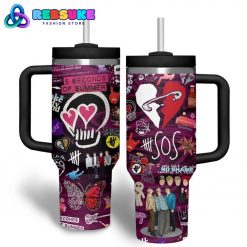 5 Seconds Of Summer Dark Pink Stanley Tumbler